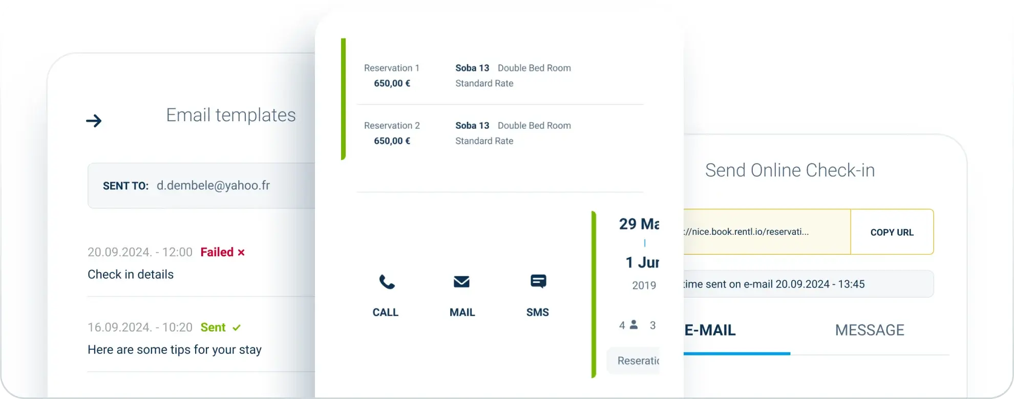 The Rentlio One app simplifies and speeds up guest communication through automation for vacation rental owners