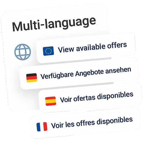 Rentlio Booking Engine višejezičan prikaz ponuda