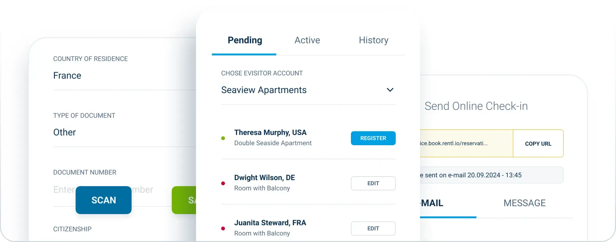 The Rentlio One mobile app simplifies and speeds up the guest check-in process for vacation rental owners 