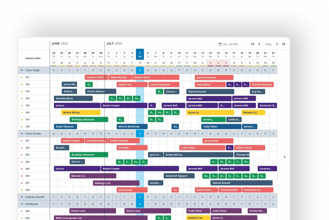 Booking engine