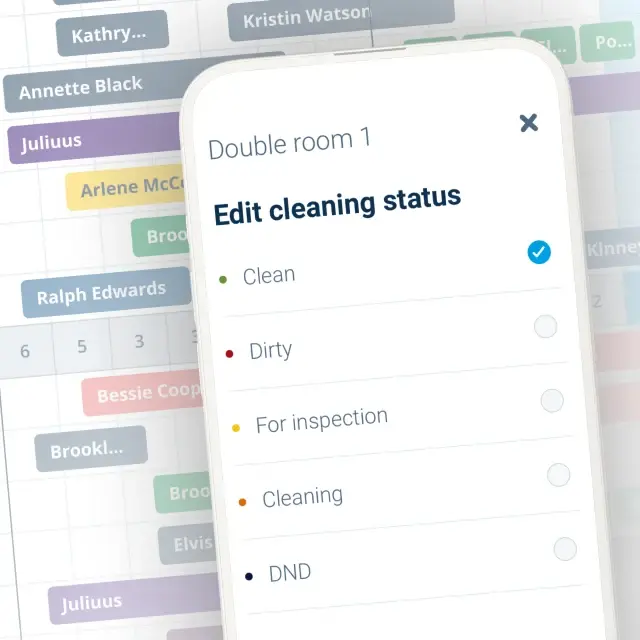 Rentlio’s mobile app includes a housekeeping system, streamlining tasks for teams maintaining and cleaning properties