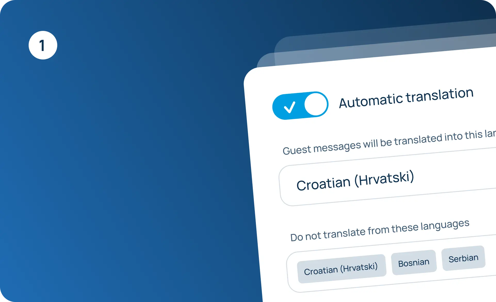 Prvi korak postavljanja Unified Inboxa